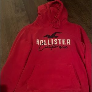 Hollister red hoodie